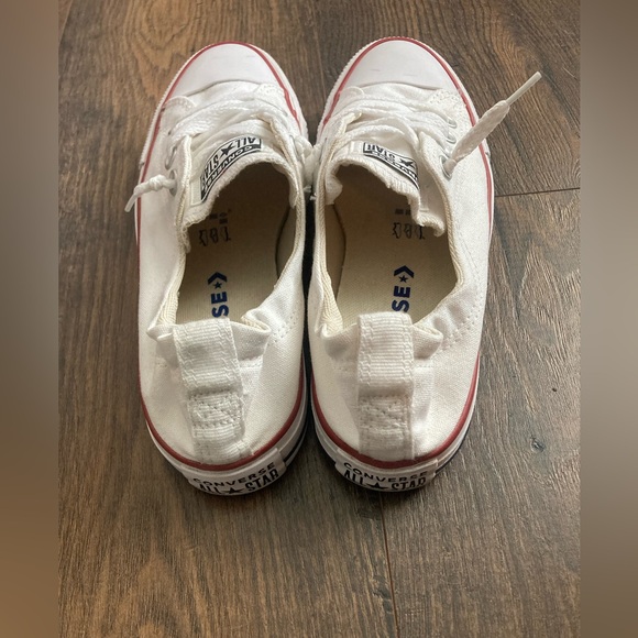 Converse Cream and Blue Sneakers - Picture 4 of 5